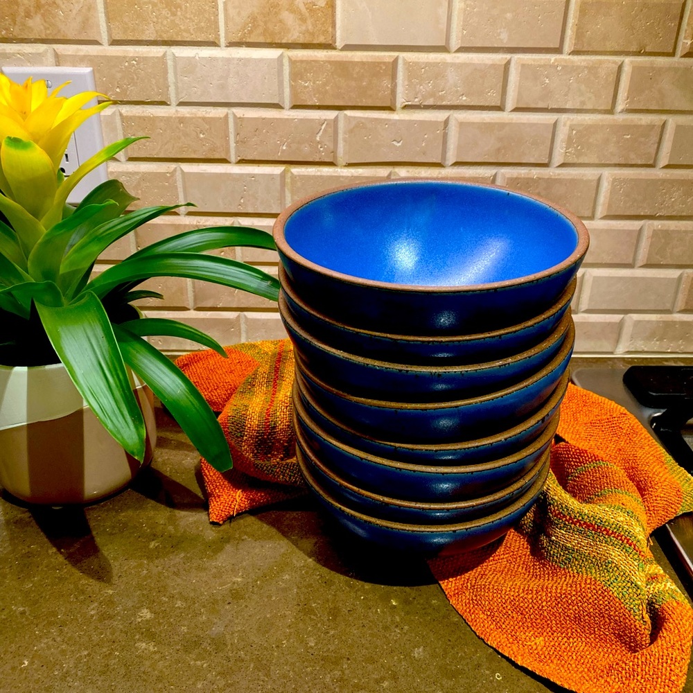 3 East Fork soup bowls in lapis!